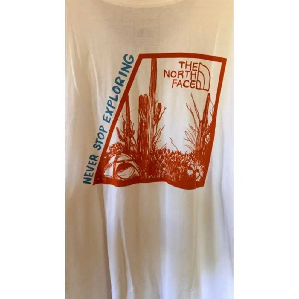The North Face Camp Tee White Graphic T-Shirt XXL NWT